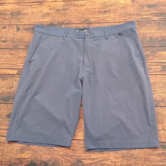 Travis Mathew Other - Travis Mathew Bermuda Performance Stretch Golf Shorts Men's 38 Blue